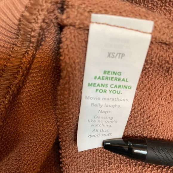 Aerie Brown oversized Sweatshirt, size XS - Picture 11 of 14